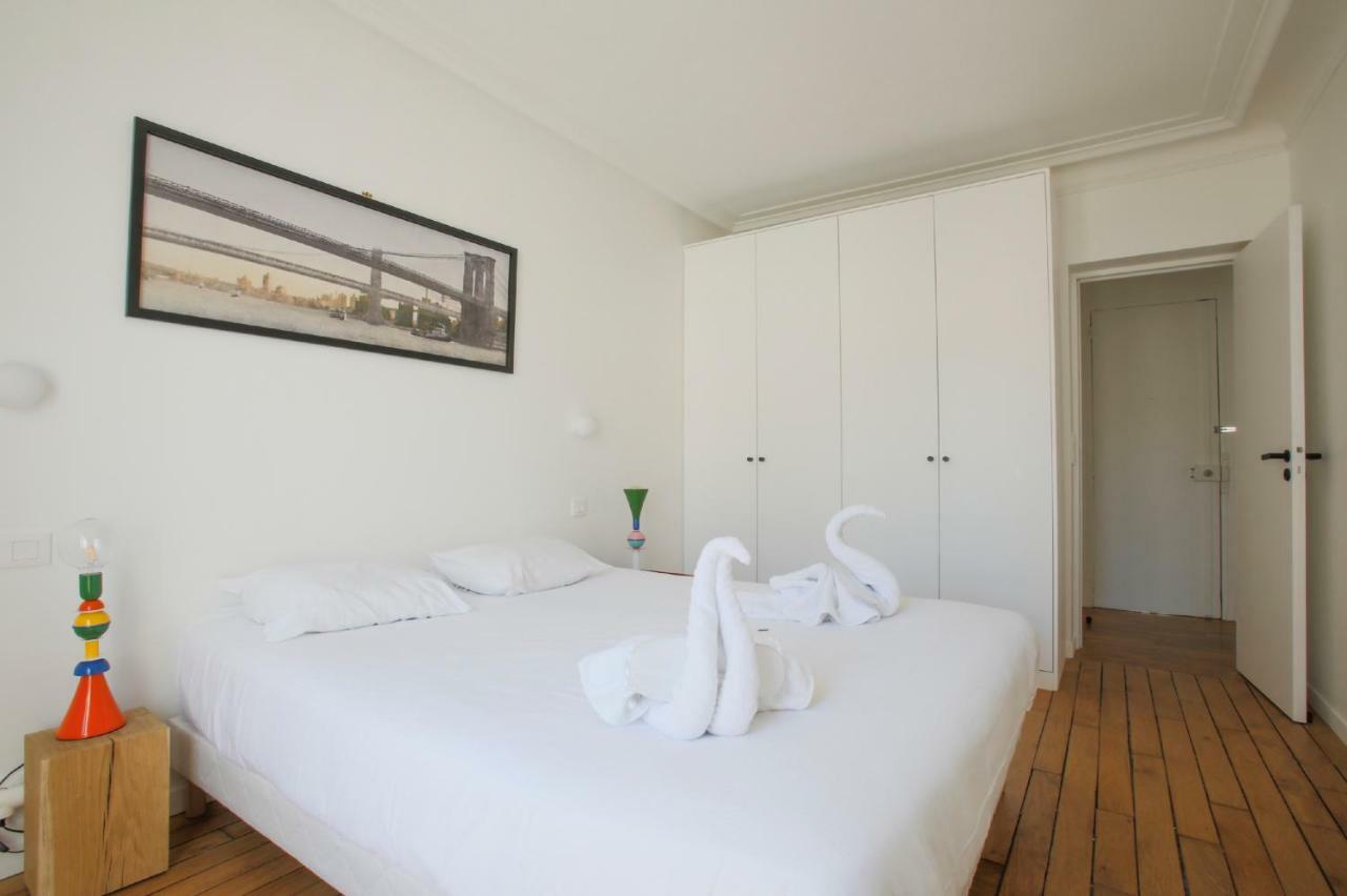 Ferienwohnung Architect Flat Tour Eiffel/Rue cler Paris Exterior foto